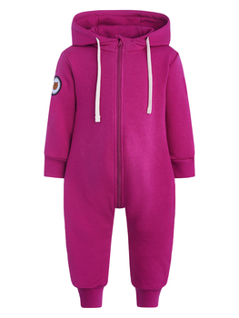 Комбинезон из футера на молнии "Ярко-розовый" ТКМ-ЯР2 (размер 74) - Комбинезоны от 0 до 3 лет - интернет гипермаркет детской одежды Смартордер